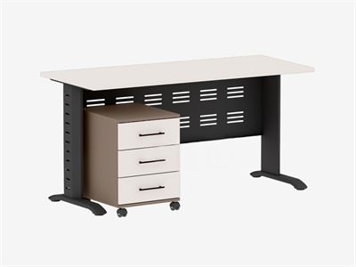 Учительский стол с подкатной тумбой - фото 69802701