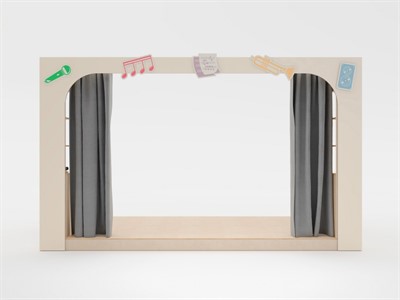 Сцена для музыкального зала в детском саду (большая) - фото 69803410