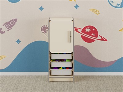 Закрытый шкаф с ящиками из коллекции мебели «НЕГА ЛАЙТ» - фото 69803797