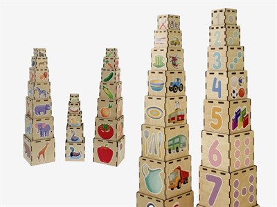 Комплект тематических пирамидок АЛМА - фото 69804120