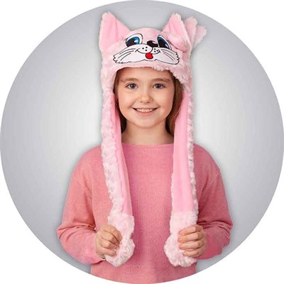 Шапка Кошечка р.51-54 хлоп уши /Батик/ - фото 69813908