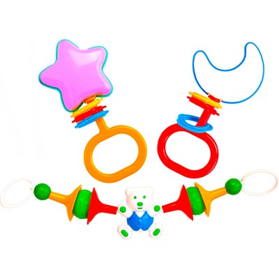 Набор погремушек подарочный №5 2С534 Аэлита /15/ - фото 69814187