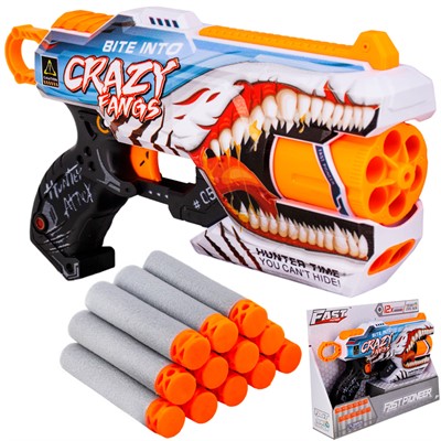 Пистолет BH133 Акула с безопасными пулями в кор. - фото 69814952