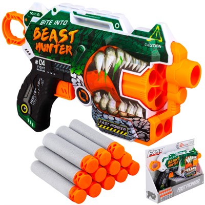 Пистолет BH130 Крокодил с безопасными пулями в кор. - фото 69814957