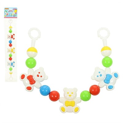 Погремушка подвеска Веселые мишки 54 см 71552 П-Е /12/ - фото 69816239