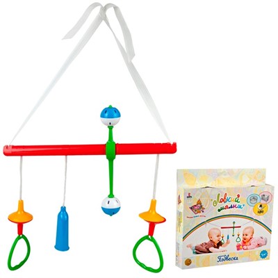 Погремушка подвеска для кроватки Ловкий малыш 2с275 Аэлита /20/ 3171 - фото 69816491
