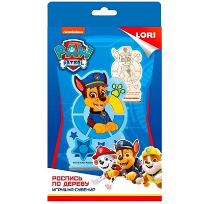 Набор для творчества Роспись по дереву.Игрушка-сувенир Щенячий патруль "Гончик" Фнс-001 Lori - фото 69817137