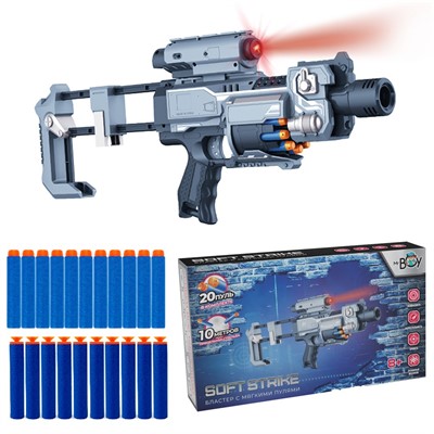 Автомат MR BOY 7083YSZC SOFT STRIKE с мягкими пулями  в кор. - фото 69817327