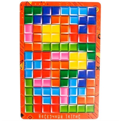 Деревянная Развивающая доска "Нескучный тетрис" 8402 - фото 69817358
