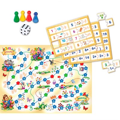 Игра Умный малыш 5 в 1.Изучаем Цифры и счет ИН-9391 - фото 69820116