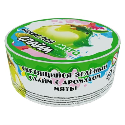 Слайм "Некислая Мята" зеленый светящийся, 1017 Фин-ти-Флю - фото 69820192