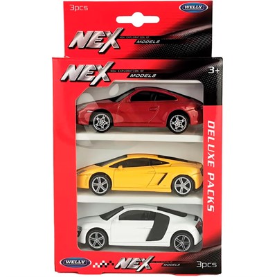 Модель 1:43 Набор Lambo Gallardo, Porsche 911 и Audi R8 Coupe, 3 шт. 44000-3SG(B) - фото 69820568