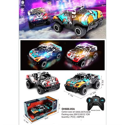 Машина на радиоуправлении DH666-85(A) в коробке - фото 69823194