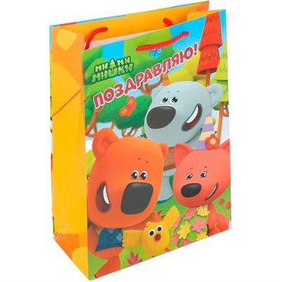 Пакет Чудо праздник матовый ml 22*31*10 см Ми-ми-мишки PML-123136-MM - фото 69828470