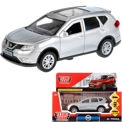 Модель X-TRAIL-SL Nissan X-TRAIL серебр. Технопарк  в коробке - фото 69830255