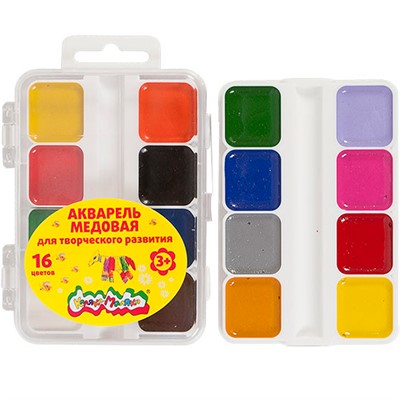 Акварель 16 цв. Каляка-маляка АМККМ16Е - фото 69831324