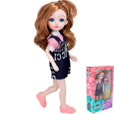 Кукла Miss Kapriz MKF18B-112 Милашка Моника с русским чипом в кор. - фото 69835331