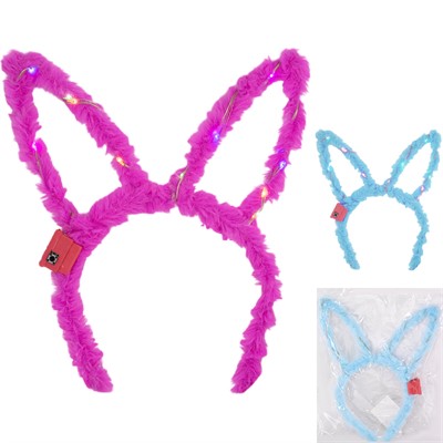 Ободок с ушками на батарейках FG240519067R - фото 69836185