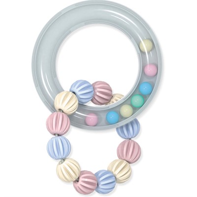 Погремушка прорезыватель «Веселый браслетик». Коллекция «Бисквит» 02196 - фото 69836715
