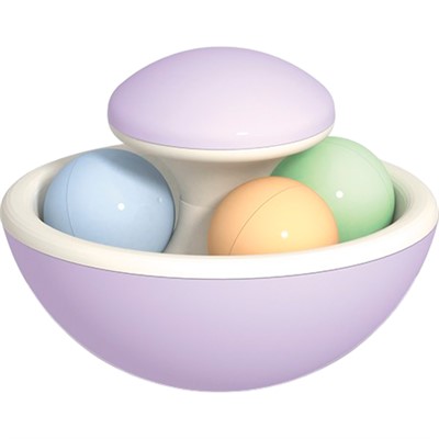 Погремушка Гриб неваляшка. Коллекция «Карамель» 02123 - фото 69837029