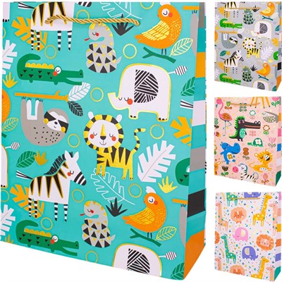 Пакет 26х10х32см Звери 141V-901 - фото 69837610