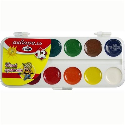 Акварель 12 цв. Юный художник 212070 /ГАММА/ - фото 69839982