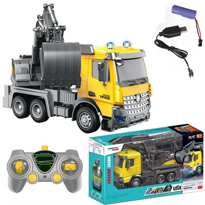 Спецтехника на радиоуправлении YJ-076-4 Эскаватор в коробке - фото 69841408