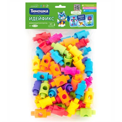 Конструктор  «Идей-Фикс» 40 деталей ТМ "ТИМОШКА" ПБ-006 - фото 69842045