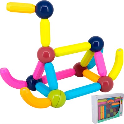 Конструктор магнитный CH1063 25 дет. в кор. - фото 69842729