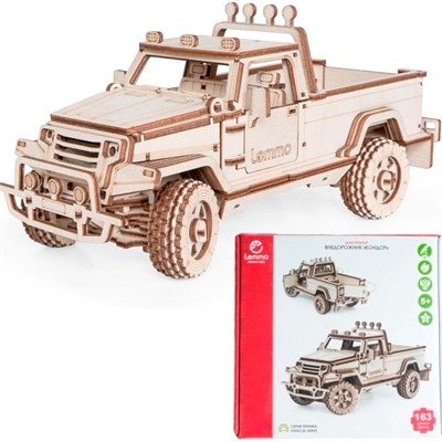 Деревянный Конструктор Внедорожник Кондор 0160 - фото 69844048
