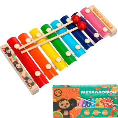 Деревянный Металлофон Чебурашка BRT48 - фото 69847201