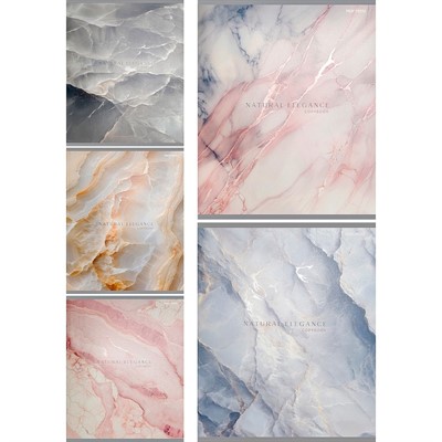 Тетрадь 48 л. клетка Красивый мрамор - 1 48-9889 - фото 69850364