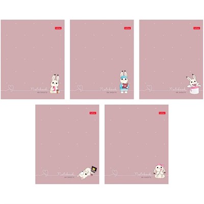 Тетрадь 48 л. клетка Милашка Банни 48Т5лВ1 Hatber - фото 69851029