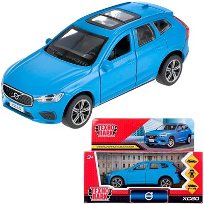 Модель XC60-12FIL-BU VOLVO xc60 r-design матовый синий Технопарк  в коробке - фото 69858052