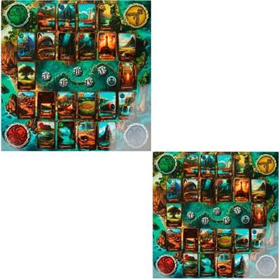 Игра Умка Загадочный остров.Ходилка квадрат.40 карточек 4660254400603 - фото 69858293