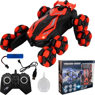 Машина на радиоуправлении Young Racer MK666-819A Трюкач красный в кор. - фото 69859103