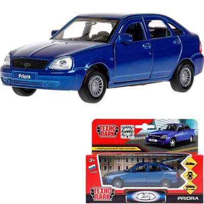 Модель SB-18-22-LP(BU)WB LADA Priora хэтчбек синий Технопарк  в коробке - фото 69860202