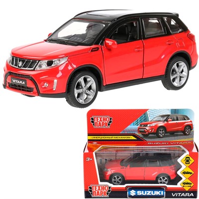 Модель VITARA-12-RDBK SUZUKI VITARA красн с черным Технопарк  в коробке - фото 69860677