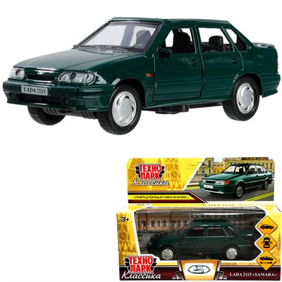 Модель 2115-12-GN ваз-2115 "самара" длина 12 см,темно-зеленый Технопарк  в кор. - фото 69861526