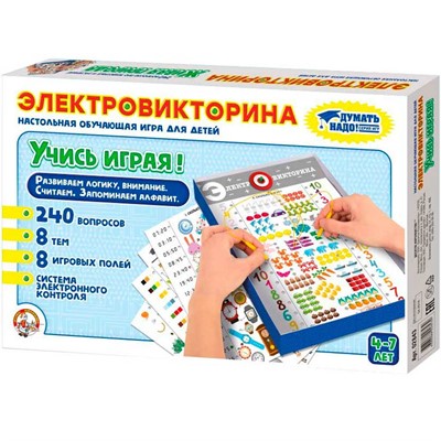 Игра Электровикторина Учись играя 02843 - фото 69862399