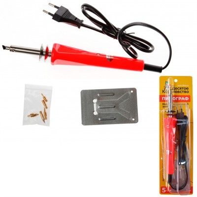 Набор для творчества Аппарат для выжигания по дереву с насадками DK-01 - фото 69862952