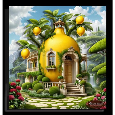 Набор ДТ Папертоль Сказочный дом. Лимон 15*15см. РТ150450 - фото 69864577