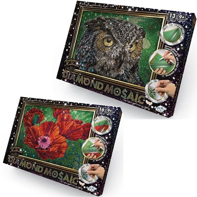 Набор для творчества Для создания мозаики DIAMOND MOSAIC малый  /АльянсТрест/ СТОК - фото 69867037