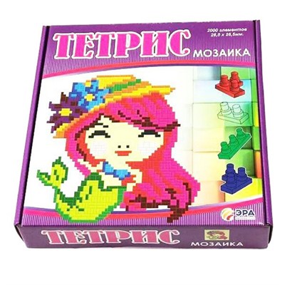 Набор ДТ Тетрис-мозайка Русалочка Эра /10/. - фото 69867259