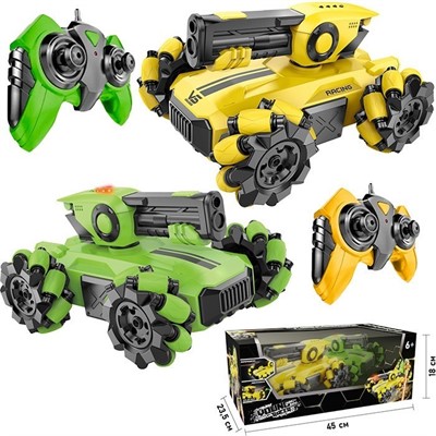 Набор машин на радиоуправлении Young Racer MK666-805A С функцией танкового боя в коробке Батл - фото 69867465