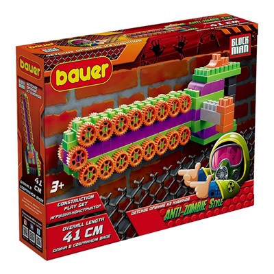 Конструктор Bauer 880 Зомби, бензопила - фото 69867488