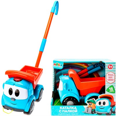 Каталка Грузовичок Лева 15 песен и звуков.свет HT838-R - фото 69867589