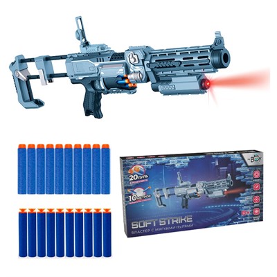 Автомат MR BOY 7080YSZC SOFT STRIKE  с мягкими пулями в кор. - фото 69867697