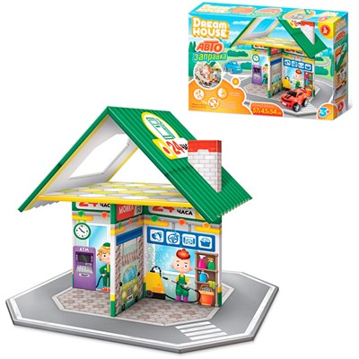 Кукольный домик "Автозаправка" Dream House 04714 быстрой сборки - фото 69867939