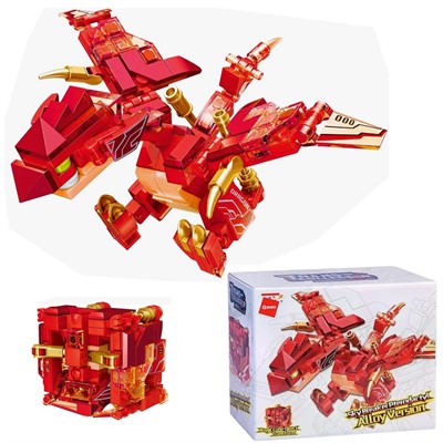 Конструктор 41211 QMAN Динозавр в коробке - фото 69868361